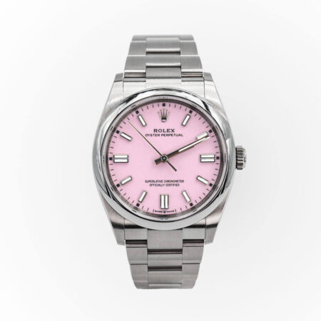 Replica Rolex Oyster Perpetual 36mm Candy Pink Dial 126000