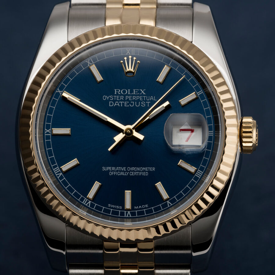 replica rolex datejust 116233 blue watch A 2