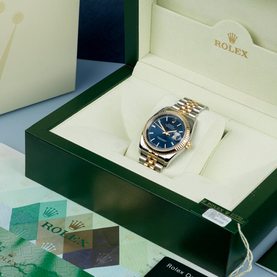 replica rolex datejust 116233 blue watch A 7