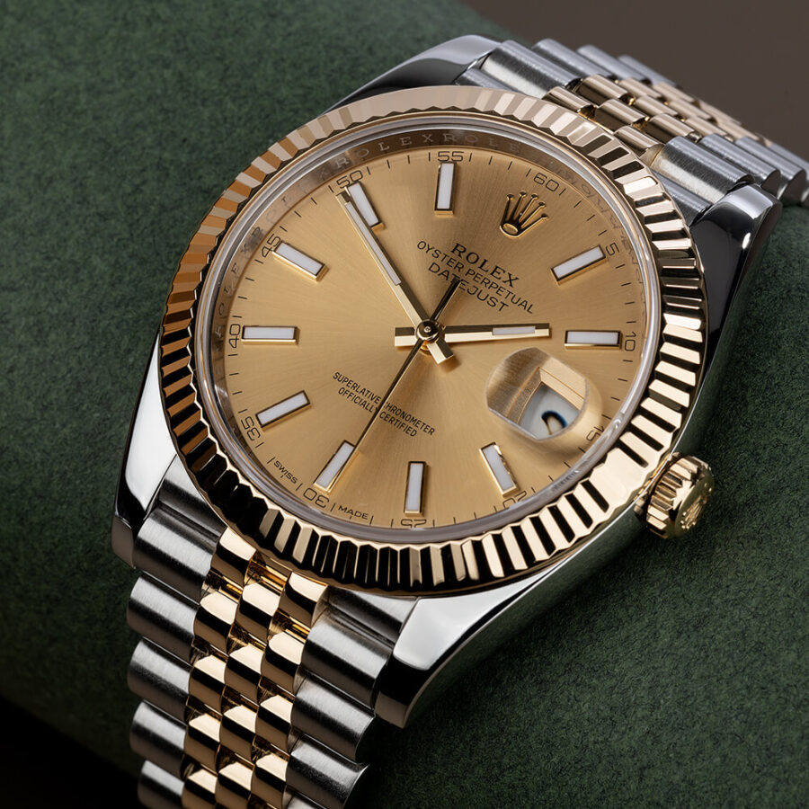 replica rolex datejust 126333 gold watch A 3