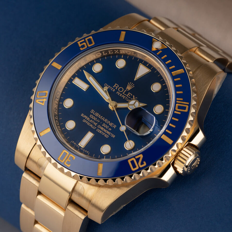 replica rolex submariner 116618LB blue watches U 2