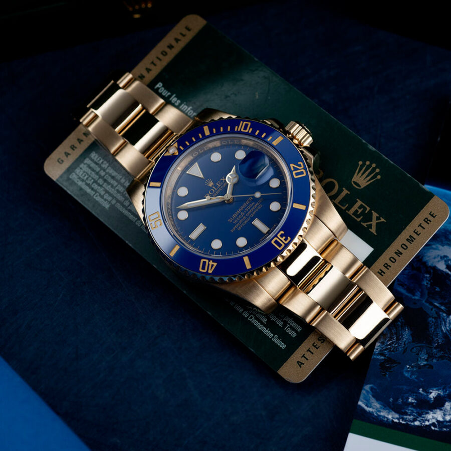 replica rolex submariner 116618LB blue watches U 3