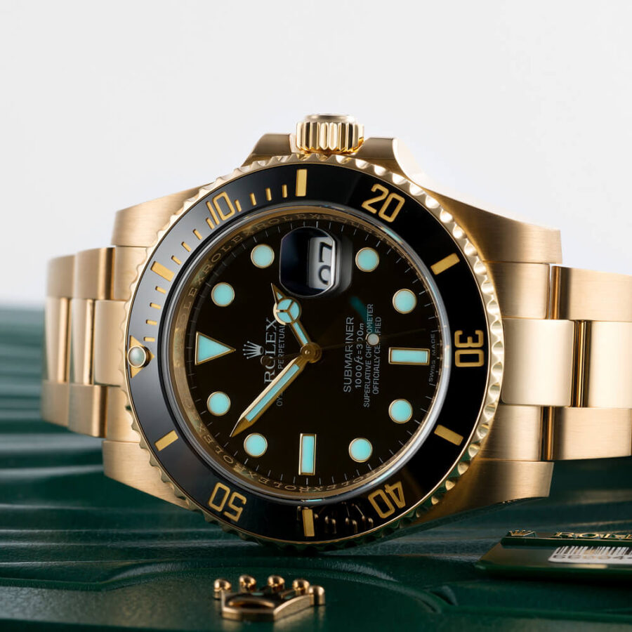 replica rolex submariner 116618LN black watches L 3