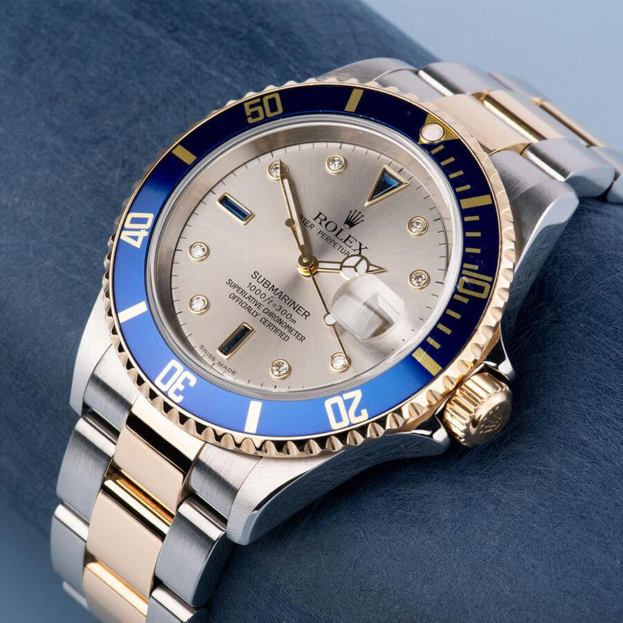 replica rolex submariner gold watches white B 2