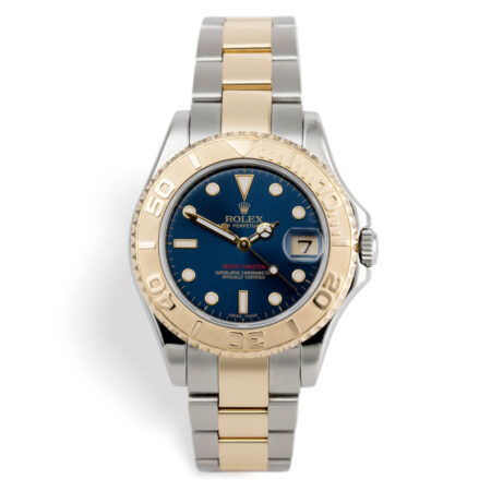 Best rolex replica watches Unisex Yacht Master 35MM Blue Dial 168623