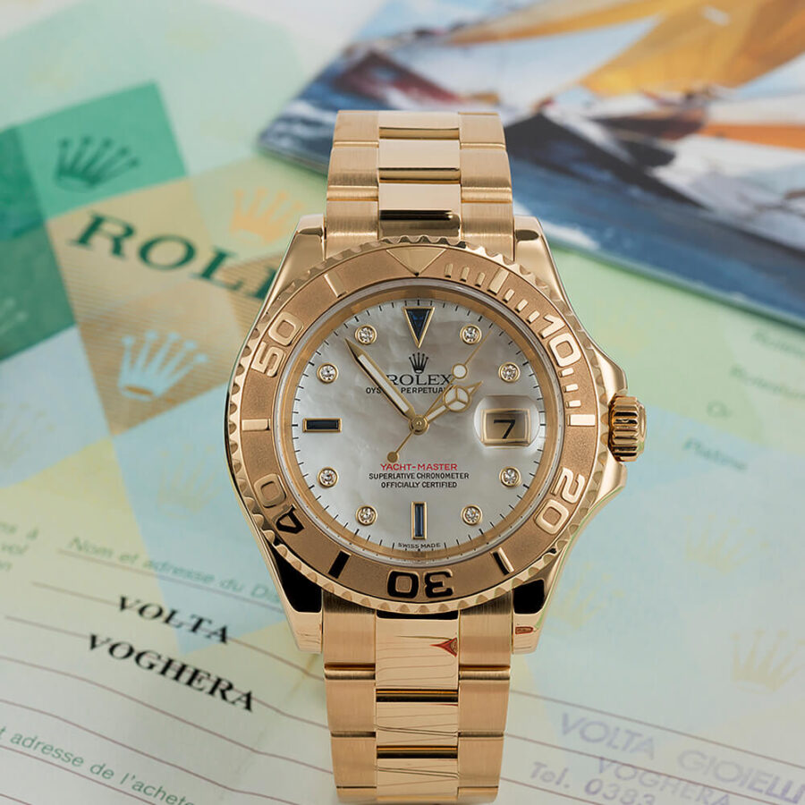 replica rolex yacht master gold watches OO2