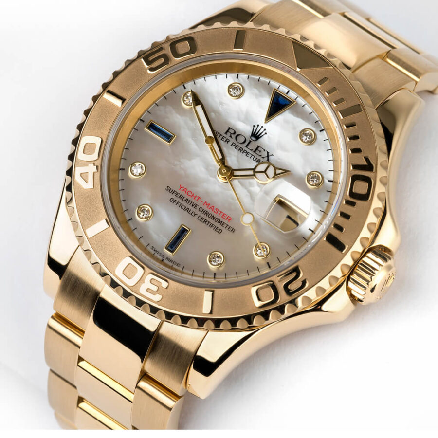 replica rolex yacht master gold watches OO3