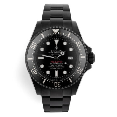 Best rolex replica watches Men’s Deepsea 44MM Diamond-like Carbon Black Dial 116660