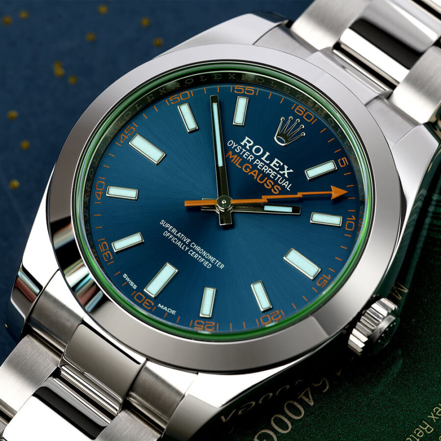 rolex milgauss blue replica 116400V watches U 3