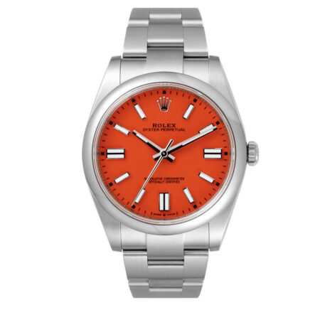 Replica Rolex Oyster Perpetual 41mm Red Dial 124300