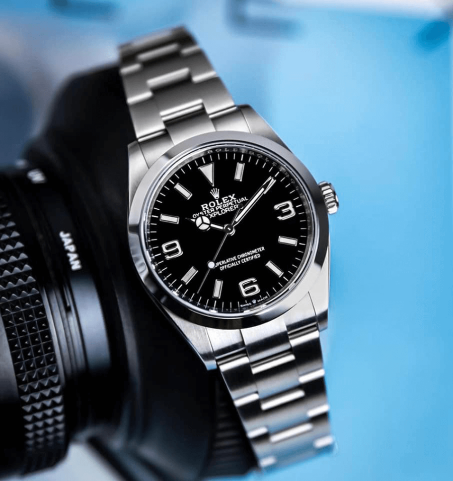 2023 Top-quality rolex watches dupe Men’s Explorer 40MM m224270-0001 distinctive black Dial