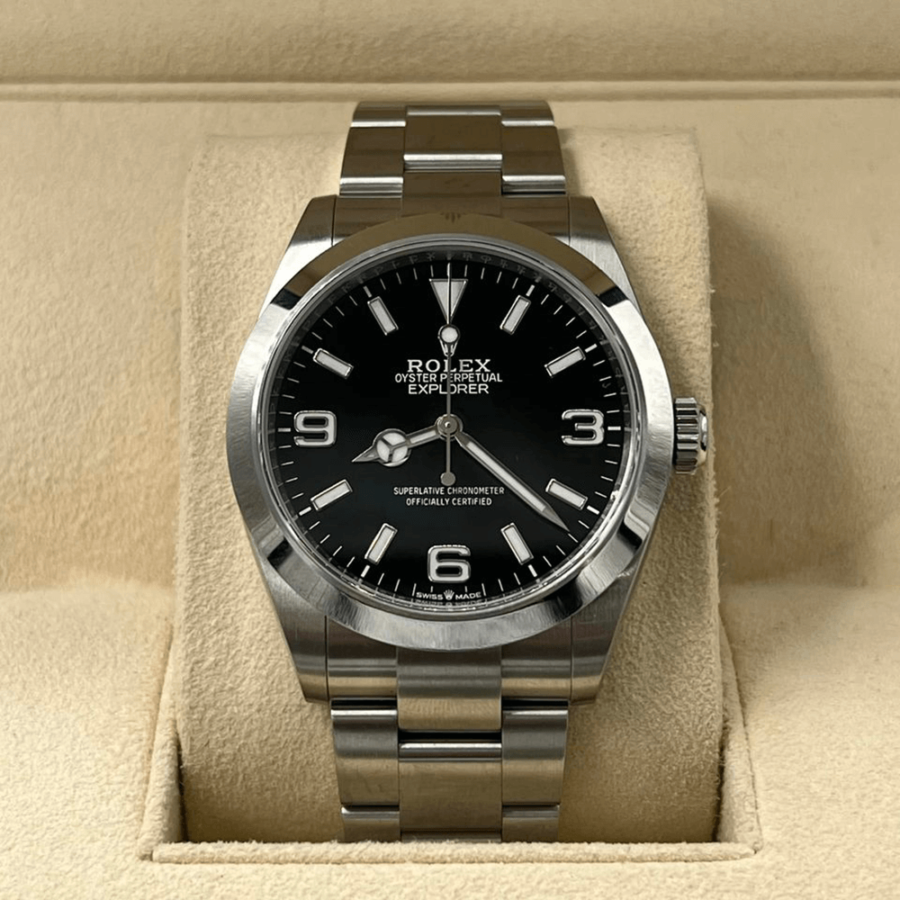 2023 Top-quality rolex watches dupe Men’s Explorer 40MM m224270-0001 distinctive black Dial