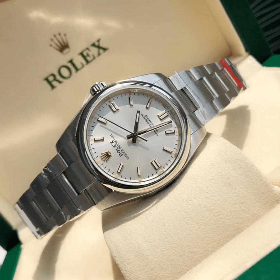 2023 High Quality Copy of rolex watch Men’s oyster perpetual 36MM m126000-0001 silver dial