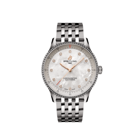 High Quality Replica Breitling Female 32MM Navitimer A77320E61A2A1 White Dial Stainless steel