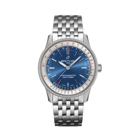 High Quality Replica Breitling Female 38MM Navitimer A17325211C1A1 blue Dial Stainless steel