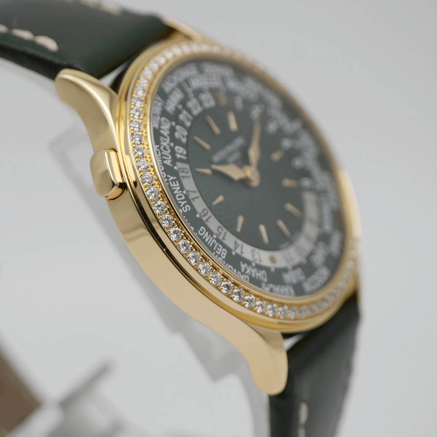 High Quality Replica patek philippe Female 36mm COMPLICATIONS 7130R-014 Olive green dial,Calfskin strap
