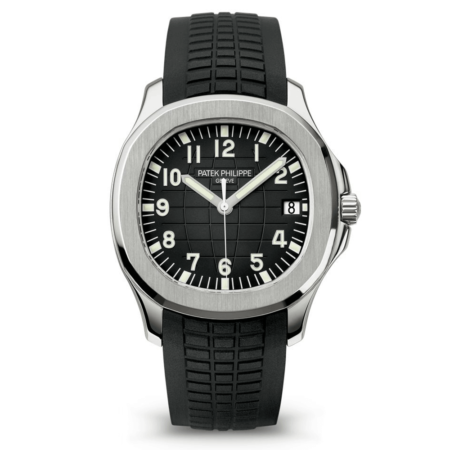 High Quality Replica Patek Philippe male 40.8MM Aquanaut 5167A-001 Black embossed Dial Tropical composite black strap