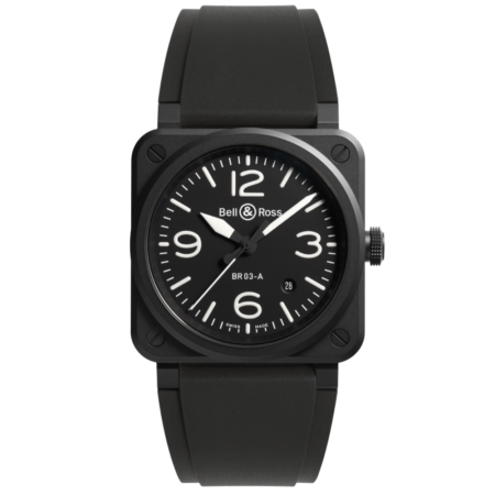 High Quality Bell & Ross BR 03 AUTO replicas watches BR03A-BL-CE/SRB